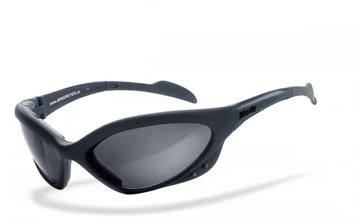 Helly No.1 Bikereyes Motorradbrille Speed King 2 - Sportbrille mit gepolstertem Rahmen, Anti-Beschlag-Beschichtung und umfassendem UV-Schutz, ideal für Motorradfahrer.