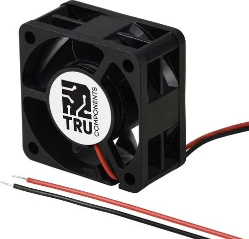 TRU COMPONENTS TC-MX4020-12V0.03A Axiallüfter 12 V/DC 6.6 m³/h (L x B x H) 40...