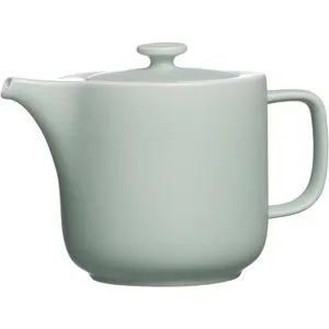 RitzenhoffundBreker Tee-Kanne Jasper, mint-grün, 1,4 l - Teekocher aus Keramik mit 1,4 l Fassungsvermögen, spülmaschinenfest und pflegeleicht. Stilvolles Design mit Glanz- und Mattglasur für ein elegantes Teeerlebnis.