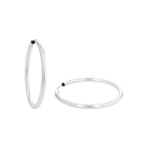 Amor Paar Creolen Classic chic, 9061716, Made in Germany in silber von Amor