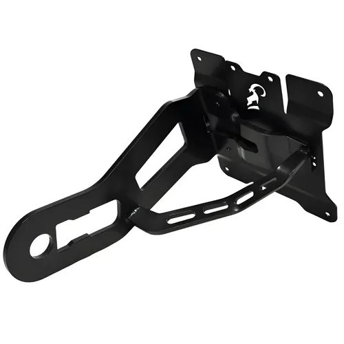 ZIEGER Kennzeichenhalter für Kawasaki VN 900 / VN 2000 - Schwarz - Hochwertiger Kennzeichenhalter aus pulverbeschichtetem Stahl, passend für Kawasaki VN 900 und VN 2000, ideal für eine sichere und stilvolle Befestigung.