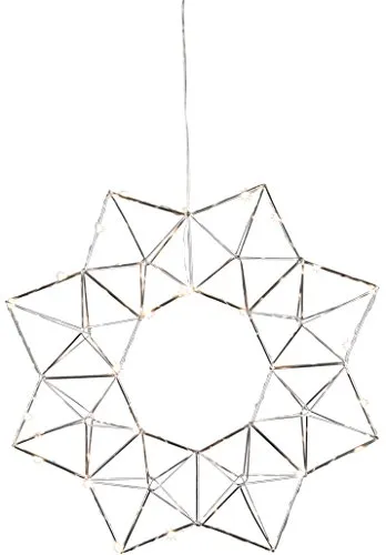 Star LED-Drahtstern Edge 40 cm Ø von Star Trading