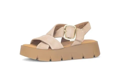Gabor Plateau Sandalen für Damen – Bequeme Sommerschuhe in beige von Gabor