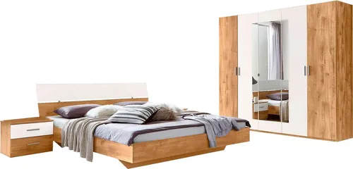 Produktbild Mid.you Schlafzimmer Wimex Katrin, 4-teilig, Weiß/Eiche