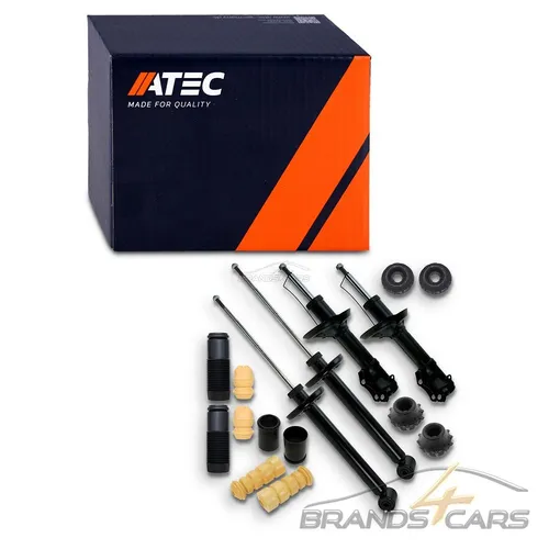 ATEC 4x GAS STOSSDÄMPFER +DOMLAGER +PROTECTION-KIT FÜR VW PASSAT 35I