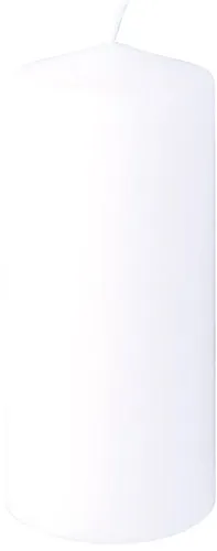 Duni Stumpenkerzen weiß, 6 x 13 cm, 6 Stück