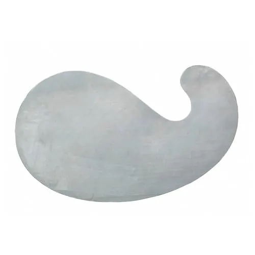 Dönges Schwanenhals-Ziehklinge, blank (Ziehklinge Metall-Ziehklinge Spachtel Verputzer), Robust und langlebig aus gehärtetem Stahl, Präzises Abtragen von Lackschichten, Polituren und Spänen