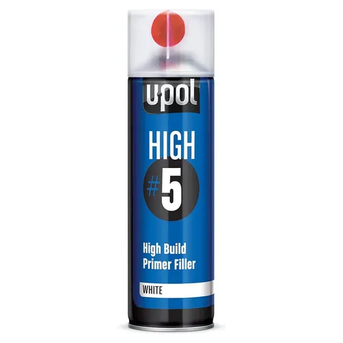 RAPTOR U-POL High#5 Dickschichtgrundierung Weiß Spraydose 450 ml HIGHW/AL