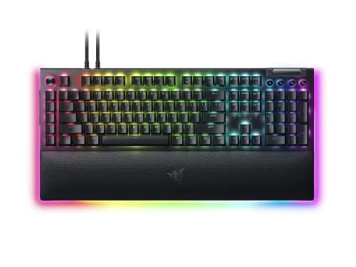 Razer BlackWidow V4 Pro - Mechanisch Gaming Tastatur mit Yellow Switch - Tastaturen in hochwertiger Qualität, ideal für Gamer mit einfacher Bedienung und langlebigem Design.