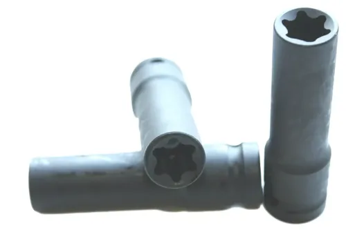 Schlagschrauber Nuss Innensechskant E18 - Cr-Mo Stahl, 1/2 Zoll, 78mm