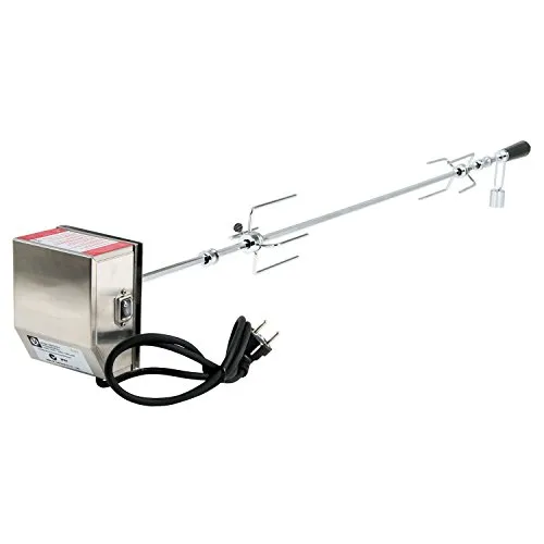 BBQ-Toro Grillspieß Set mit Motor, 120 cm