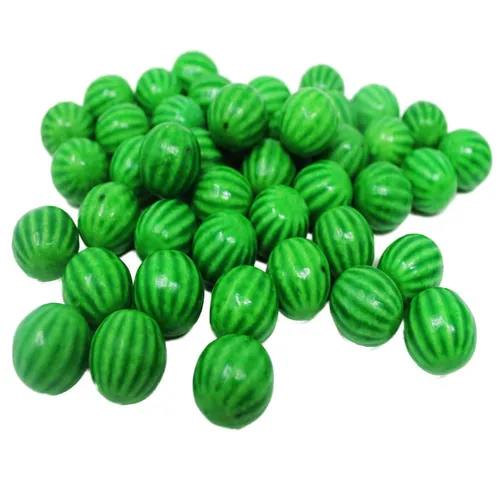Produktbild Bubble Gum Kugeln in Wassermelonen Optik mit Brausepulver 1000g