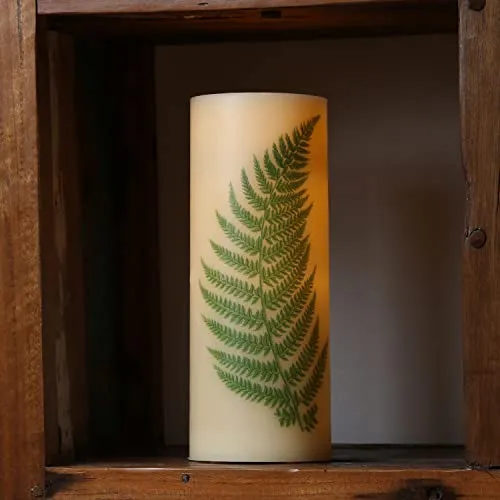 XXL LED Kerze mit Ornament