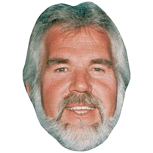 Kenneth Rogers (1980s) Maske aus Karton