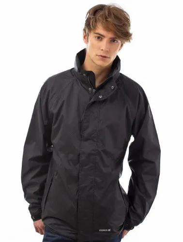PRO-X elements Herren Regenjacke RICHWOOD I - Wasserdichte Jacke mit Kapuze - Stylische und funktionale Herren-Regenjacke aus leichtem XPLUS-Gewebe. 100% wasserdicht mit 5.000 mm Wassersäule, ideal für unbeständiges Wetter. Praktische Packtasche und Ventilation im Rücken sorgen für hohen Tragekomfort.