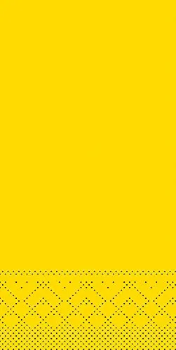 MANK Serviette in GELB aus 3-lagigem Tissue, 33 x 33cm, 1/8 Falz, saugstarke Einmalserviette, 100 Stück, Ideal für Gastronomie & Events