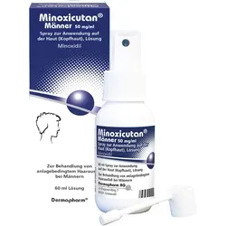Minoxicutan Männer 50 mg/ml Spray 60ml für volles Haar - Stoppt Haarausfall, fördert natürliches Haarwachstum