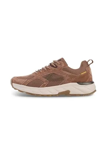 camel active Herren Sneaker mit griffiger Sohle Hellbraun - Robuste Herren Sneaker aus Pig Nubuk-Leder und Textil für hohen Tragekomfort. Mit herausnehmbarer Innensohle und runder Schuhspitze für eine natürliche Fußstellung. Ideal für den Alltag.