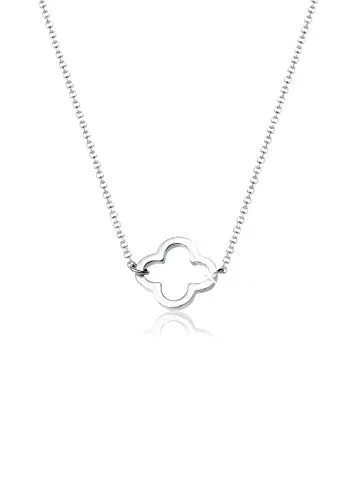 Produktbild Elli Halskette Damen Kleeblatt Filigran Glücksbringer in 925 Sterling Silber
