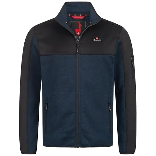 Höhenhorn Naurun Herren Fleecejacke Hybridjacke Navy Gr. XXL