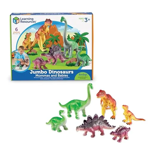 Learning Resources Riesen-Dinosaurier „Tiermütter und Tierbabys“