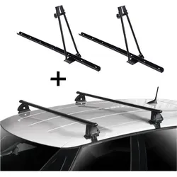 Fahrradträger ORION + Dachträger VDP EVO für Fiat Tipo Berlina 4 Türer - Gepäckträger-Set für Fiat Tipo Berlina 4 Türer ab 2015. Ideal für den sicheren Transport von zwei Fahrrädern, einfach zu montieren und für alle Fahrräder bis 55 mm Reifendicke geeignet.