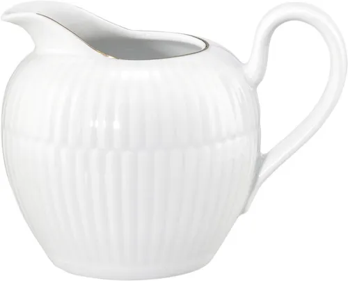 Seltmann Weiden Milchkännchen Amina, 0,29 l - Elegantes Milchkännchen mit feinem Relief und Goldrand. Ideal für stilvolle Kaffeetafeln. Verfügbar in zarten Farben, perfekt kombinierbar mit weiteren AMINA-Teilen.