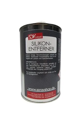 SDV Chemie Silikonentferner 1x 1 Liter 1000ml für Autolack Lackierer Siliconentferner 1L Cleaner