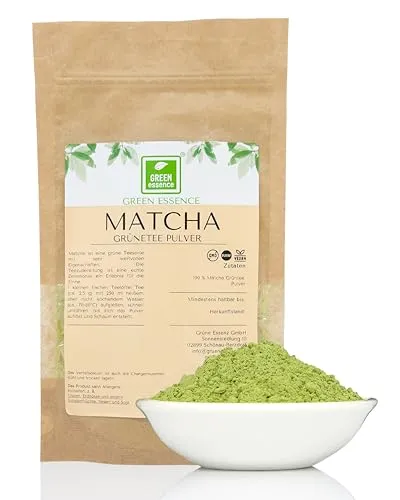Matcha Pulver 100g von der Grünen Essenz