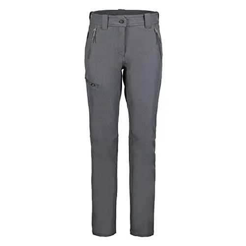 Icepeak EP Arcola Softshellhose Damen mit Fleecefutter, Farbe:Grau, Größe:48