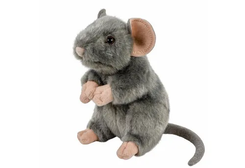 Teddys Rothenburg Kuscheltier Maus/Ratte aufrecht stehend grau 17 cm (Stoffmaus Plüschmaus, Plüschtiere Mäuse Stofftiere)