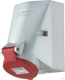 Mennekes 422 32A5P 4H 400V Wanddose TwinCONTACT IP44 in rot von MENNEKES