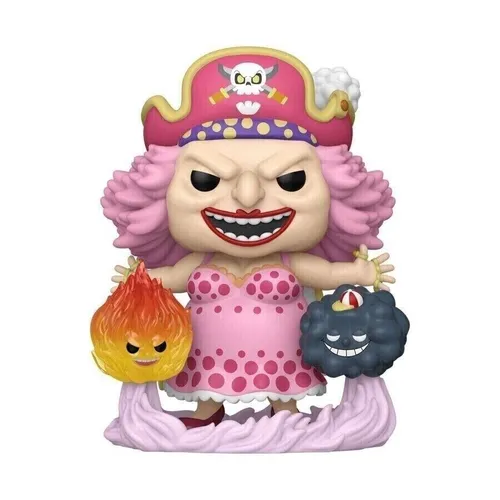 One Piece POP! Deluxe Vinyl Figur Big Mom mit Homies 17 cm Nr 1272 - Aufsteller & Figuren: Detailreiche Sammlerfigur von Big Mom, perfekt für Fans der One Piece-Serie.
