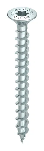 Heco TOPIX-plus Senkkopfschraube HD 4 x 60 mm, Vollgewinde, blau verzinkt - 60556 (VPE: 200 Stück)