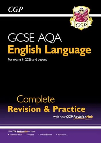 New GCSE English Language AQA Complete Revision & Practice with CGP RevisionHub: for exams from 2026 (CGP GCSE English 9-1 Revision)