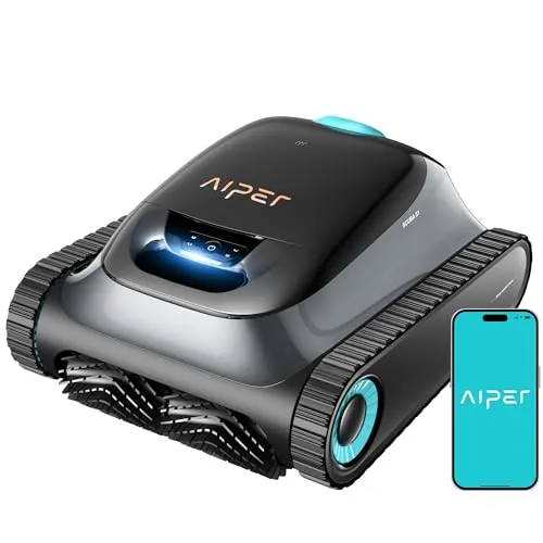  AIPER Scuba S1 Poolroboter Boden und Wand, Wasserlinienreinigung, Doppelfiltration, 240 Min Laufzeit, Intelligente Navigation, App-Steuerung & OTA-Updates für Einbau- und Aufstellpools 2026 Upgrade