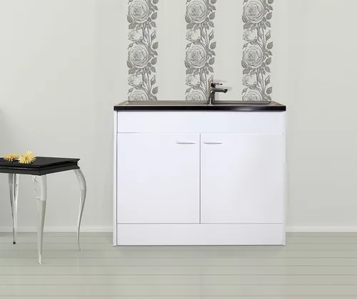 Respekta Komplettspüle mit Drehtür 100 x 50 cm