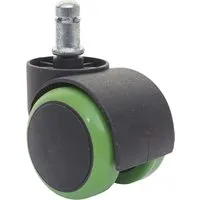 MCW Hartbodenrollen - Hochwertige Doppelrollen für Bürostühle - Zubehör für Möbel - Ideal für empfindliche Hartböden, schützt vor Kratzern und Dellen. Mit 150 kg Tragfähigkeit und hervorragenden Leichtlaufeigenschaften.