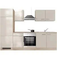 Produktbild Flex Well Küchenzeile Nepal 270 cm – Glänzendes Design mit Geräten