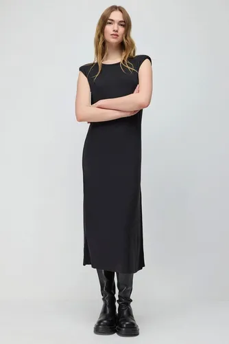 No Matter What Midikleid Midikleid mit Schulterpolstern und Seitenschlitzen