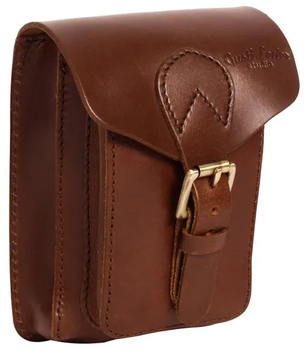 Gusti Gürteltasche Leder Camilla - Stylische Bauchtasche für Damen und Herren - Hüfttaschen mit zeitlosem Vintage Look, ideal für Festivals, Reisen oder Freizeit. Praktische Aufbewahrung für Handy und Geldbörse, aus hochwertigem Echtleder.