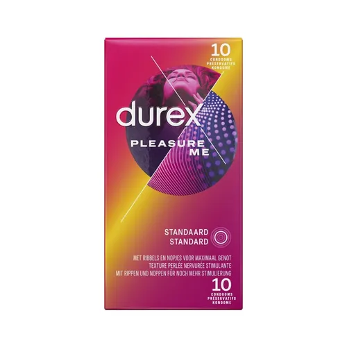 Produktbild Durex Pleasure Me 10 Stück Kondome gerippt & genoppt