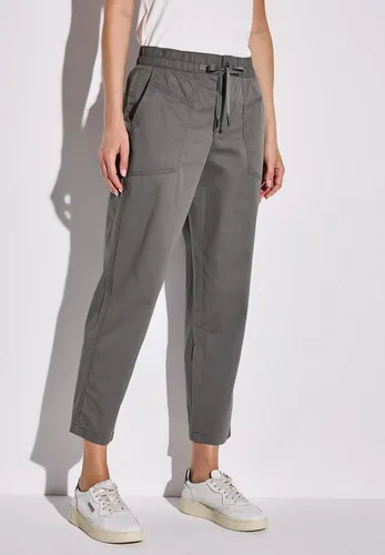 STREET ONE Damen A378683 Cargo Hose, Overcast Grey von Street One