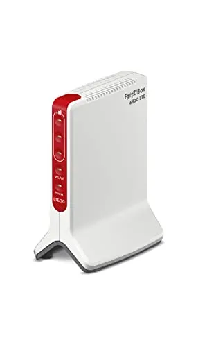 FRITZ!Box 6820 LTE - Schnelles LTE-Modem für Österreich und Schweiz - Router mit integriertem LTE (4G) und UMTS (3G) für blitzschnelles Internet, bis zu 450 MBit/s WLAN N und ultraschneller Gigabit-LAN-Anschluss.
