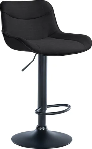 DELUKE Barhocker RAGAD Stoff Schwarz