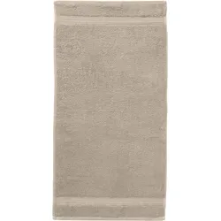 BettwarenShop Handtuch Serie Essential Duschtuch 70x140 cm | cappuccino - braun