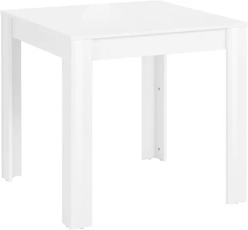 INOSIGN Esstisch Meigh - Hochglanz in Weiß, 80 cm - Esstisch aus Holzwerkstoff mit pflegeleichter Oberfläche, ideal für moderne und individuelle Wohnkonzepte. Einfacher Aufbau und elegantes Design.