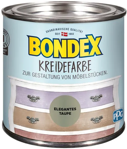 BONDEX Kreidefarbe Steingrau 500 ml