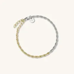 ROSEFIELD - BRACELET - Duotone Swirl - silber gold