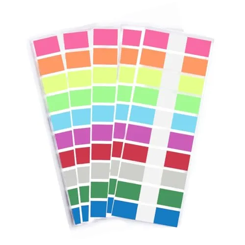 YOYEAH 1000 Stück Transparente Haftnotizen, Haftstreifen und Pagemarker in Plastikbeutel verschließbar - Ideal als Buch Markierungen und kleine Durchsichtige Post it für Lesezeichen, Studium und Büro